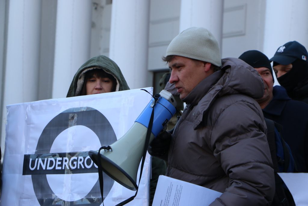В Одессе протестовали против повышения стоимости проезда в маршрутках