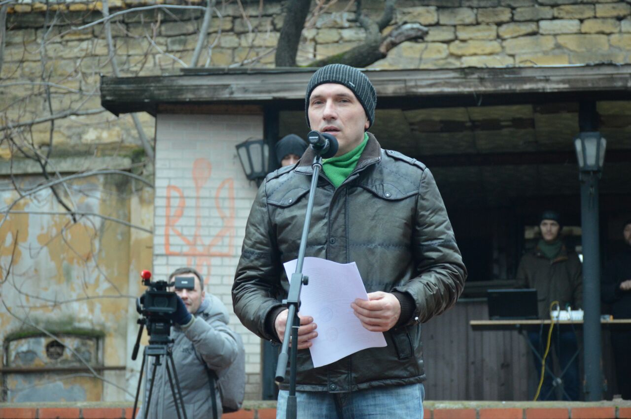 Одесские активисты митинговали против повышения платы за проезд в маршрутках