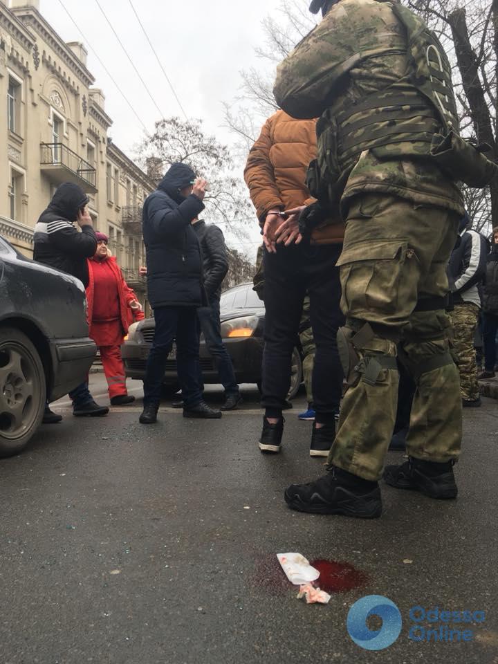 В центре Одессы произошло громкое задержание