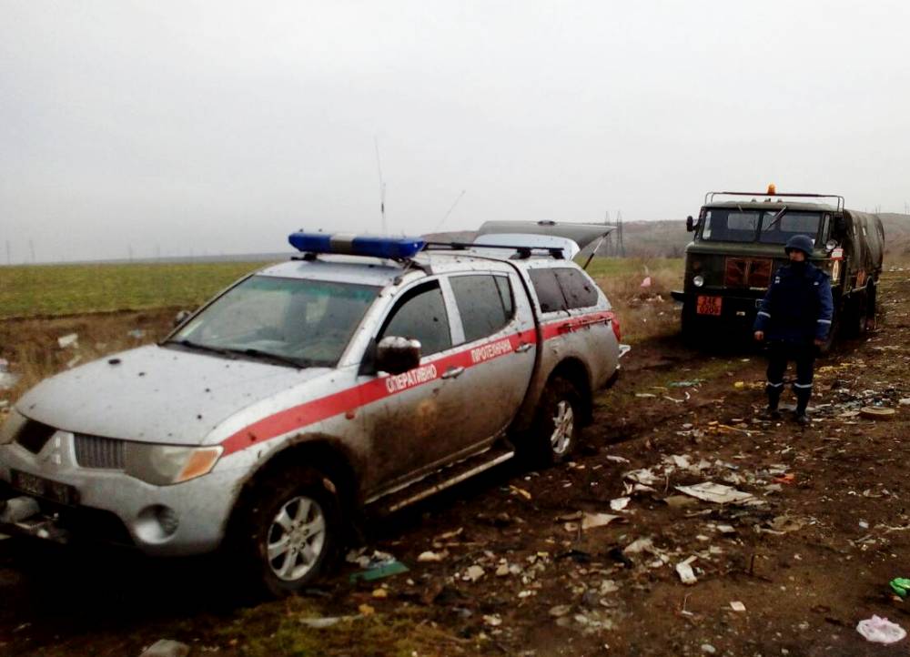 На одесской городской свалке нашли противотанковую мину