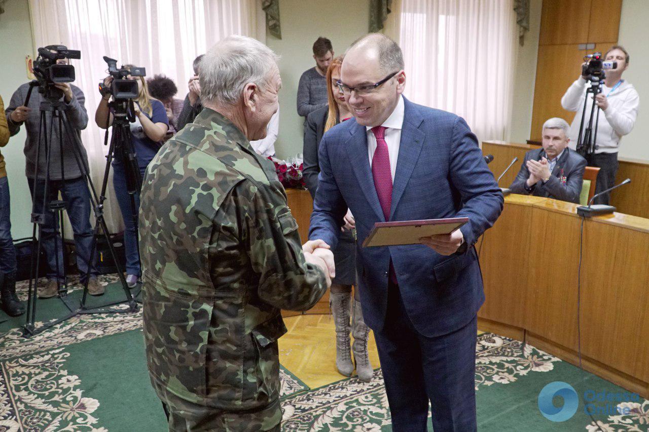 В Одесской области наградили участников боевых действий на территории других государств