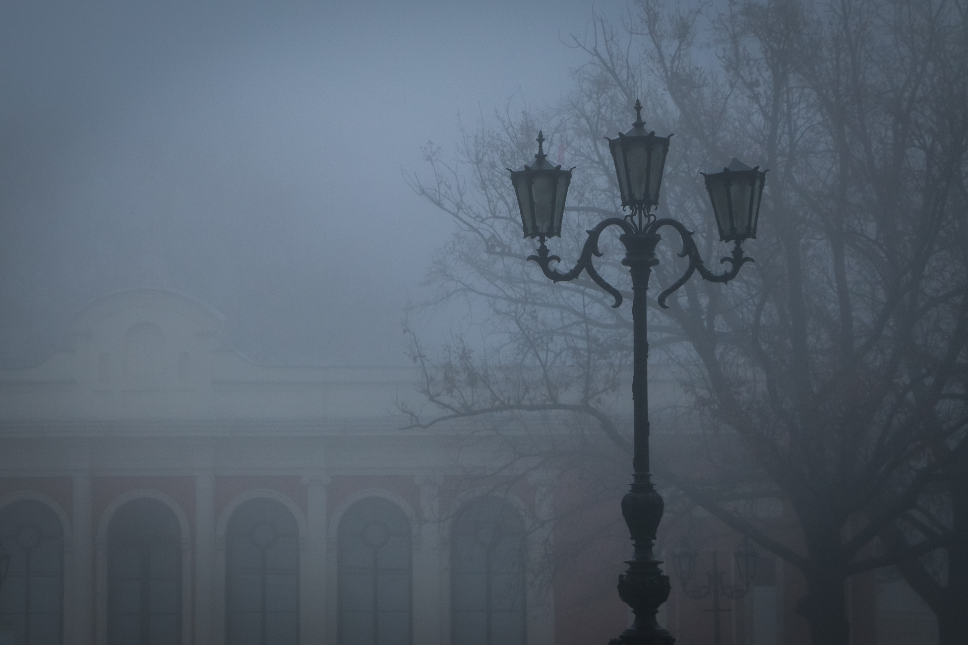 Сказочная Одесса в тумане