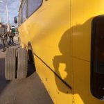У одесской маршрутки на ходу отлетело колесо