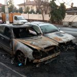 В Одессе сожгли Mercedes и BMW