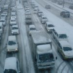 Одесские пробки: снег немного подпортил жизнь одесским автолюбителям