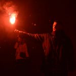 С фаерами и факелами: марш «Сокола» прошел по Одессе
