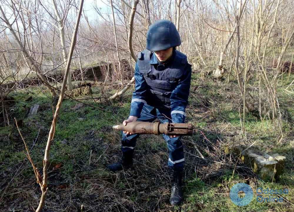 В поле на юге Одесской области нашли артиллерийский снаряд