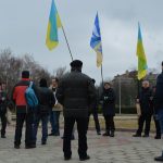 Одесский минимитинг за Саакашвили: десять полицейских на двадцать человек (фото)