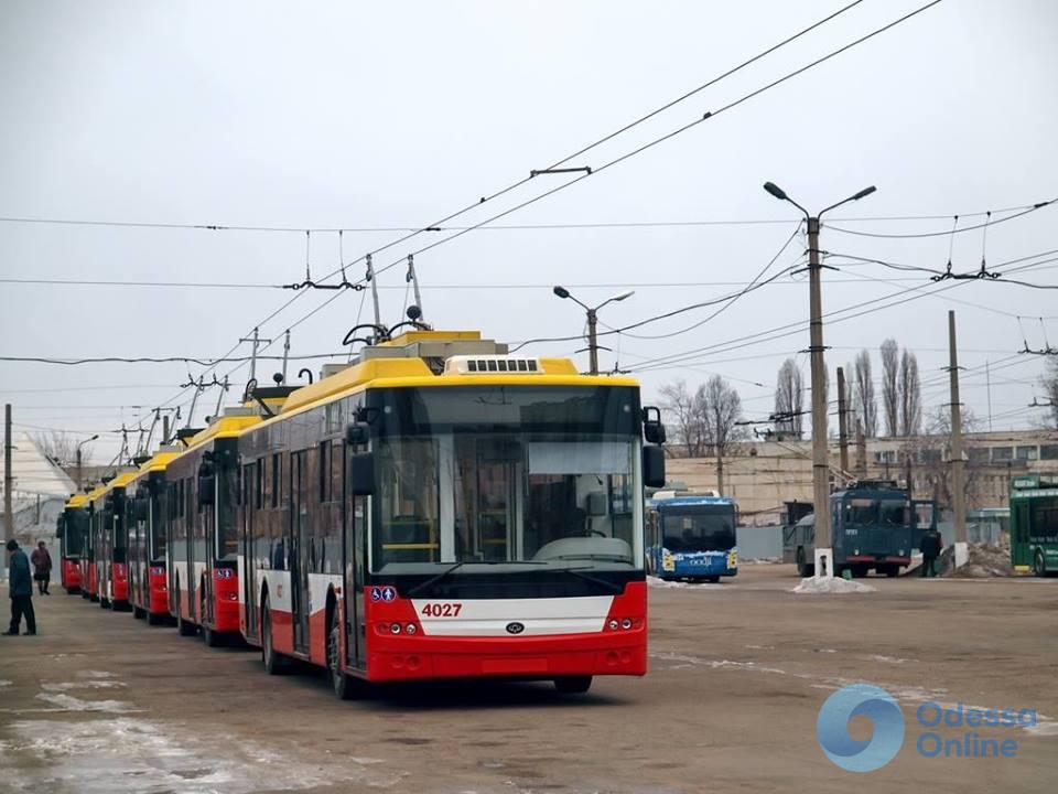 Одесса ждет еще 10 белорусских троллейбусов в апреле