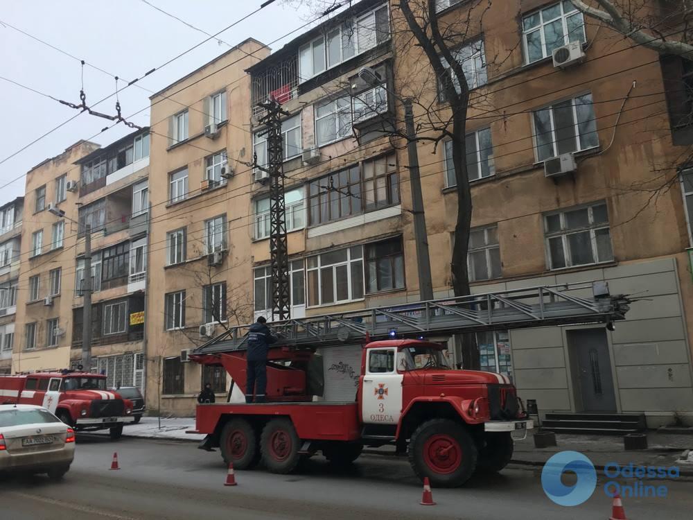 В Одессе горела многоэтажка