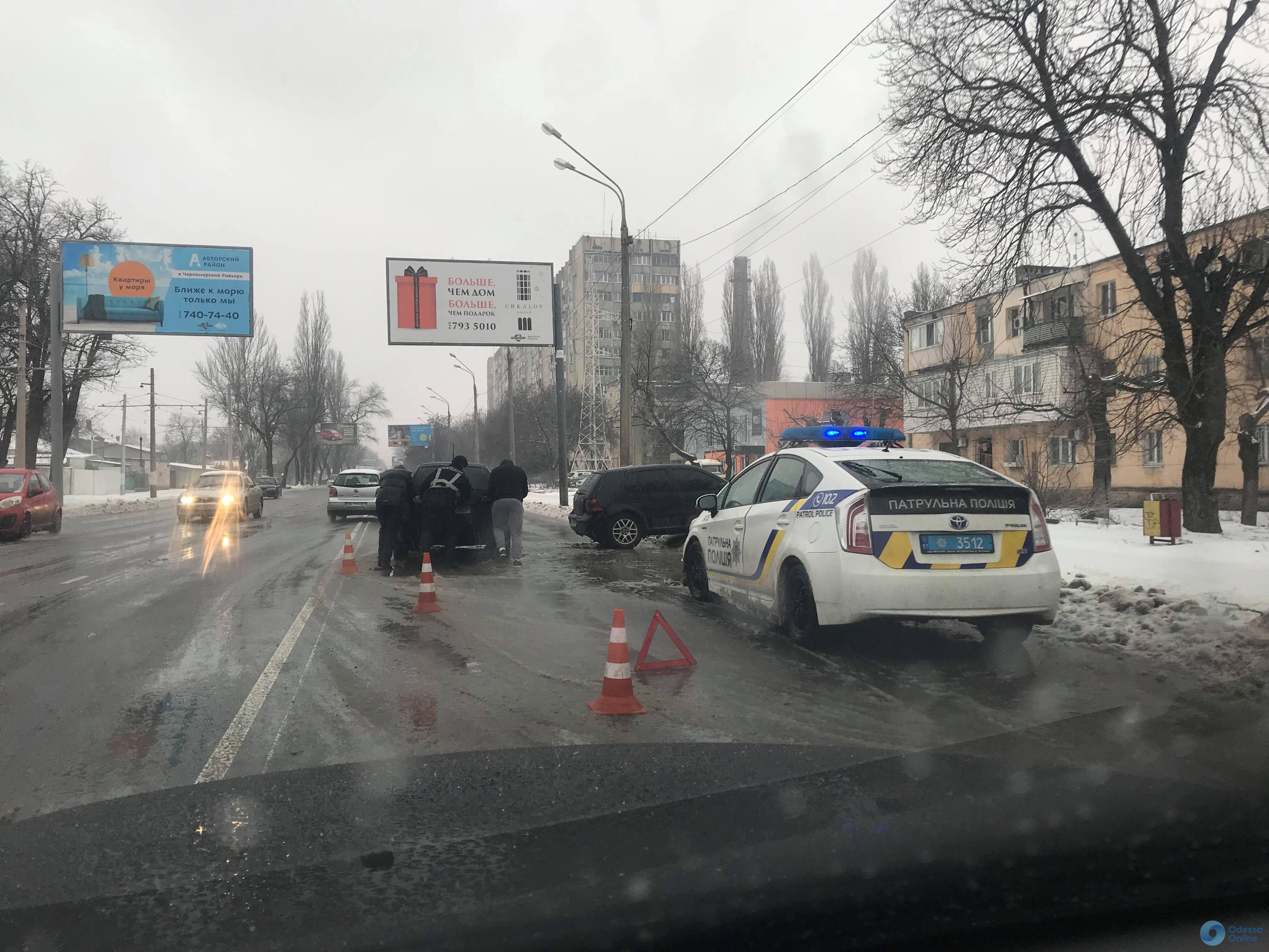 Из-за ДТП на Люстдорфской дороге образовалась пробка
