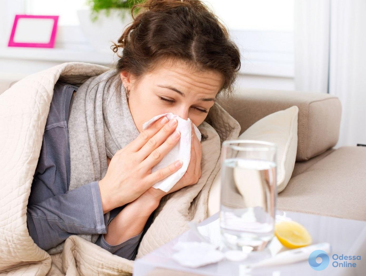 Почти 6 тысяч одесситов заболели ОРВИ и гриппом на прошлой неделе
