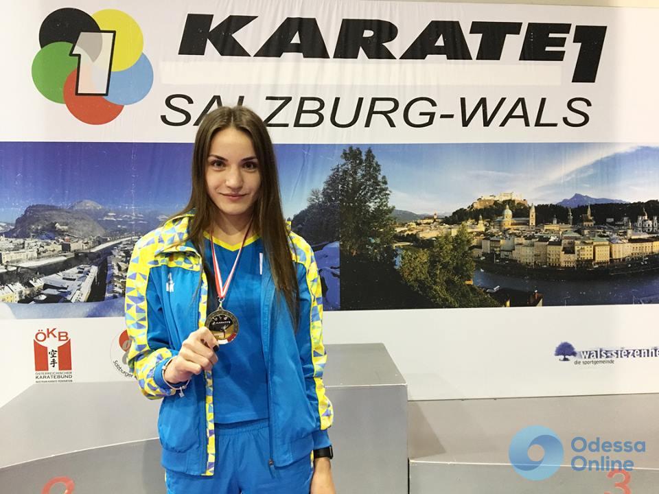 Одесская каратистка стала призером престижного международного турнира в Австрии
