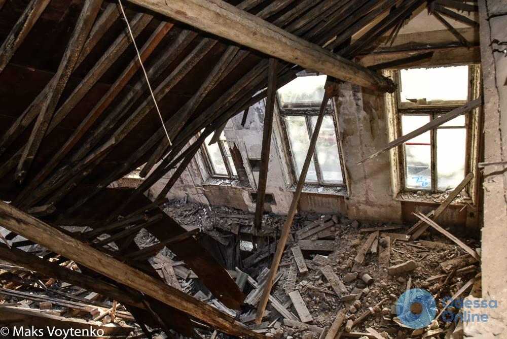 Одесский дом Гоголя: проводится обследование и устанавливается ущерб от обвала