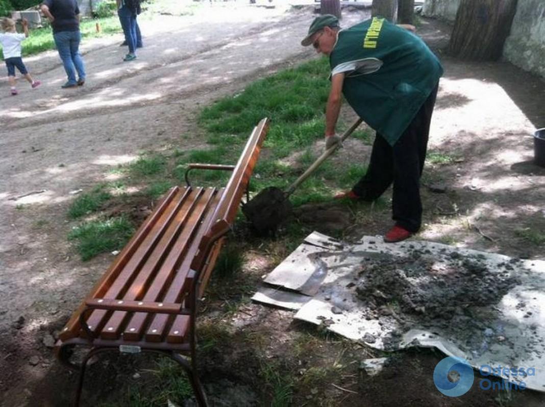 В Одессе парк Шевченко прихорашивается к лету