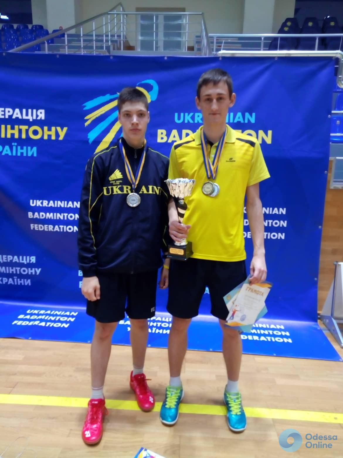 Одесские юниоры успешно выступили на чемпионате Украины по бадминтону
