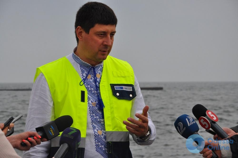 В Одесском порту строительство волнолома на Карантинном молу сдвинулось с «мертвой точки»