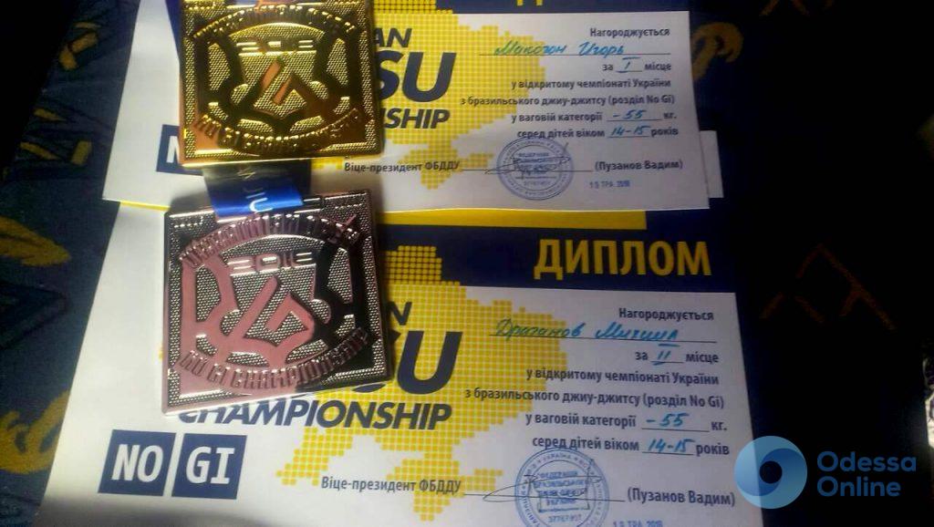 Одесситы завоевали медали Открытого чемпионата Украины по бразильскому джиу-джитсу