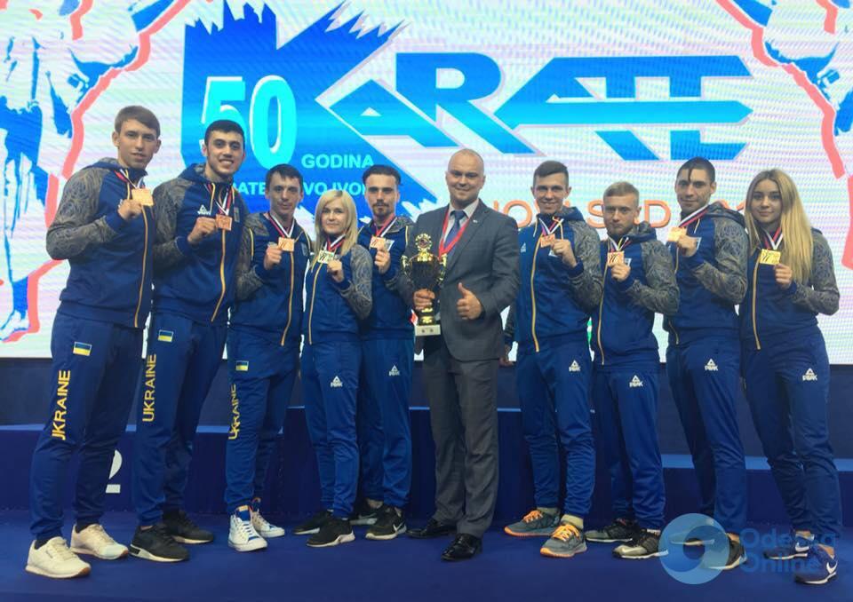 Представители Одесской области завоевали полный комплект медалей чемпионата Европы по каратэ