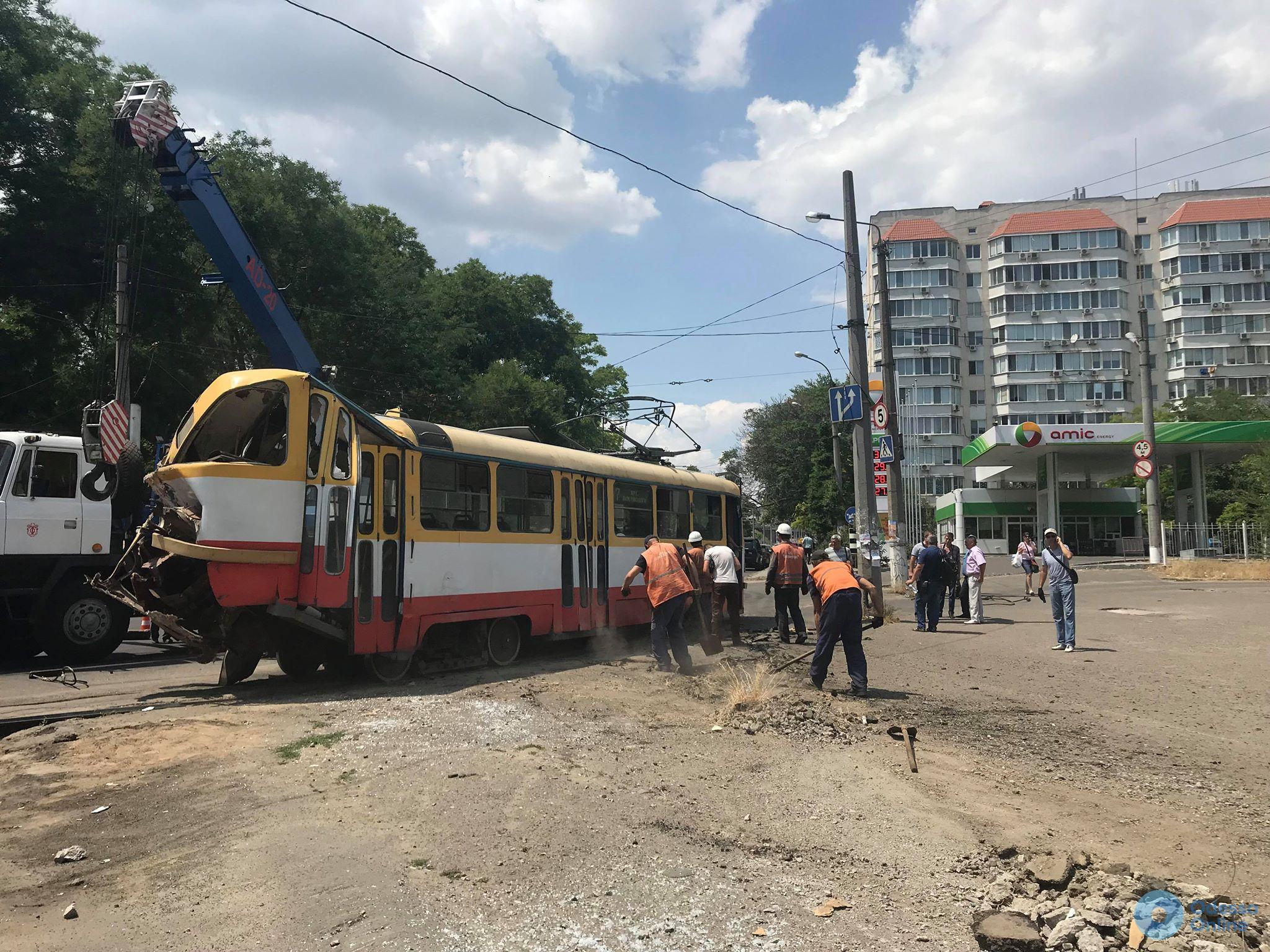 В Одессе временно не работает один из трамвайных маршрутов (обновлено)