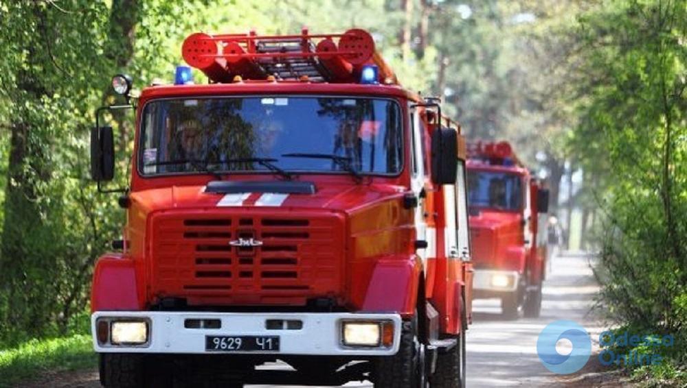 Одесские спасатели тушили пожар в магазине-кафе