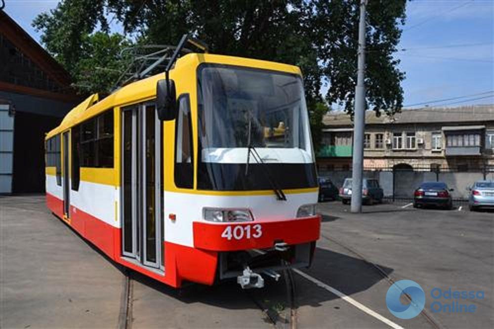 В Одессе за месяц собрали два низкопольных трамвая