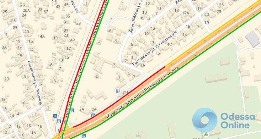 Одесские дороги: пробки на поселке Котовского и ДТП на Грушевского