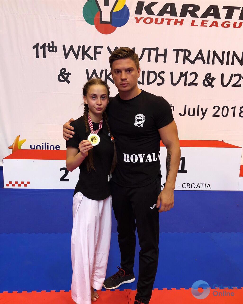Одесситы успешно выступили в престижном международном турнире по каратэ в Хорватии
