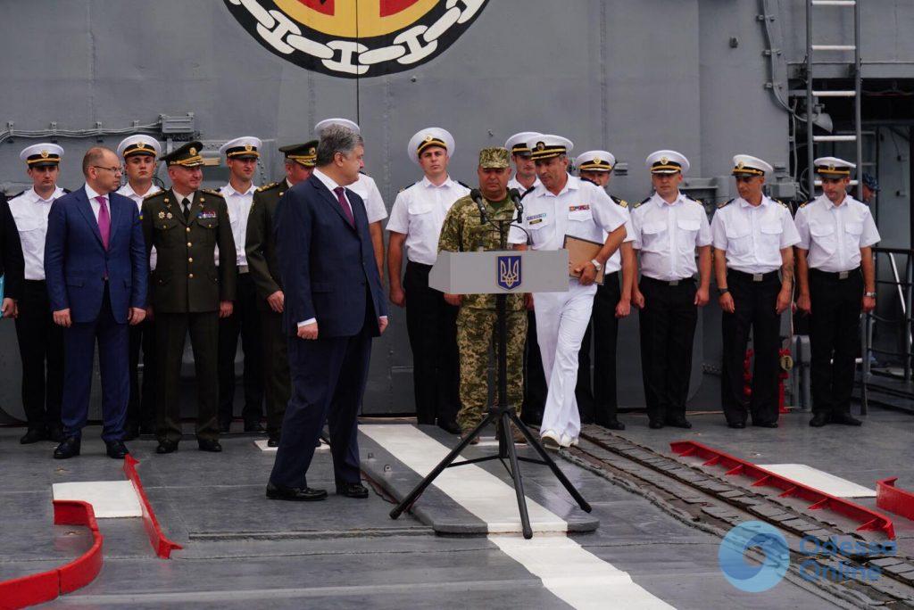 Петр Порошенко в Одессе: «Двері НАТО для України відкриті»