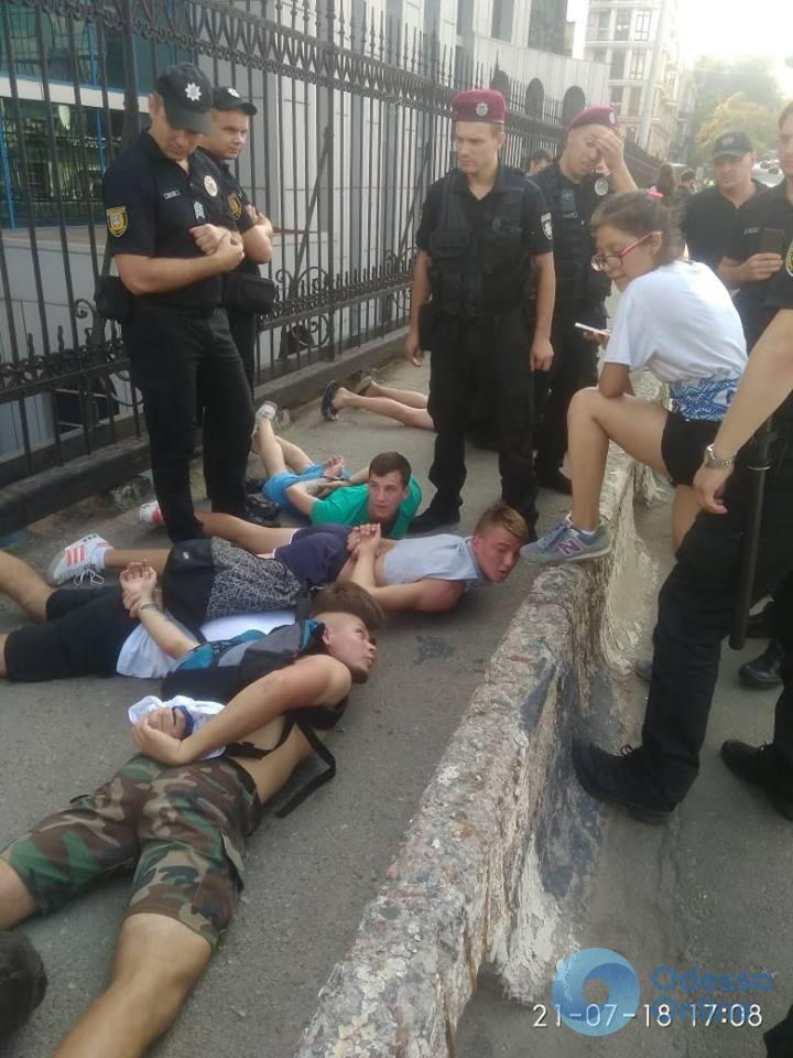 В Одессе полиция задержала фанатов киевского «Динамо»
