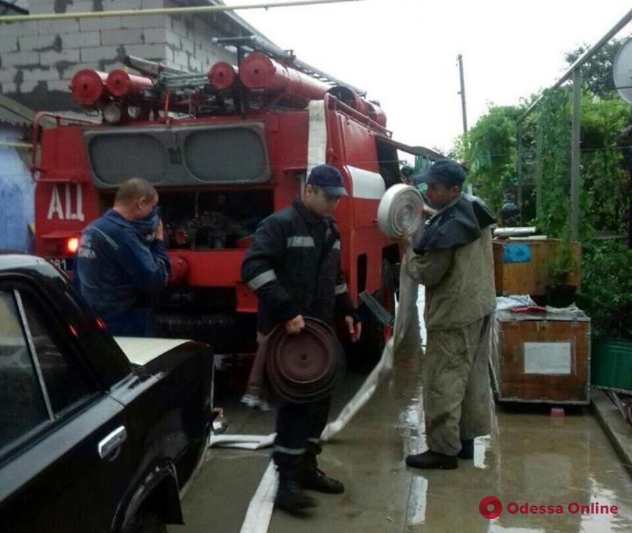 В Одесской области ветер повалил деревья, а ливень подтопил дома