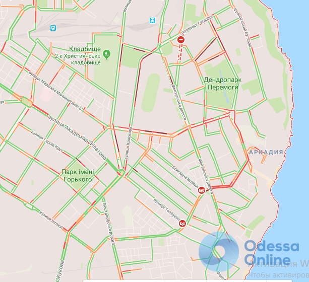 Пробки и ДТП: дорожная ситуация в Одессе