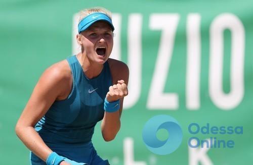 Одесская теннисистка продолжает побеждать представительниц топ-100 мирового рейтинга