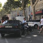 В центре Одессы произошли сразу две аварии: образовалась пробка