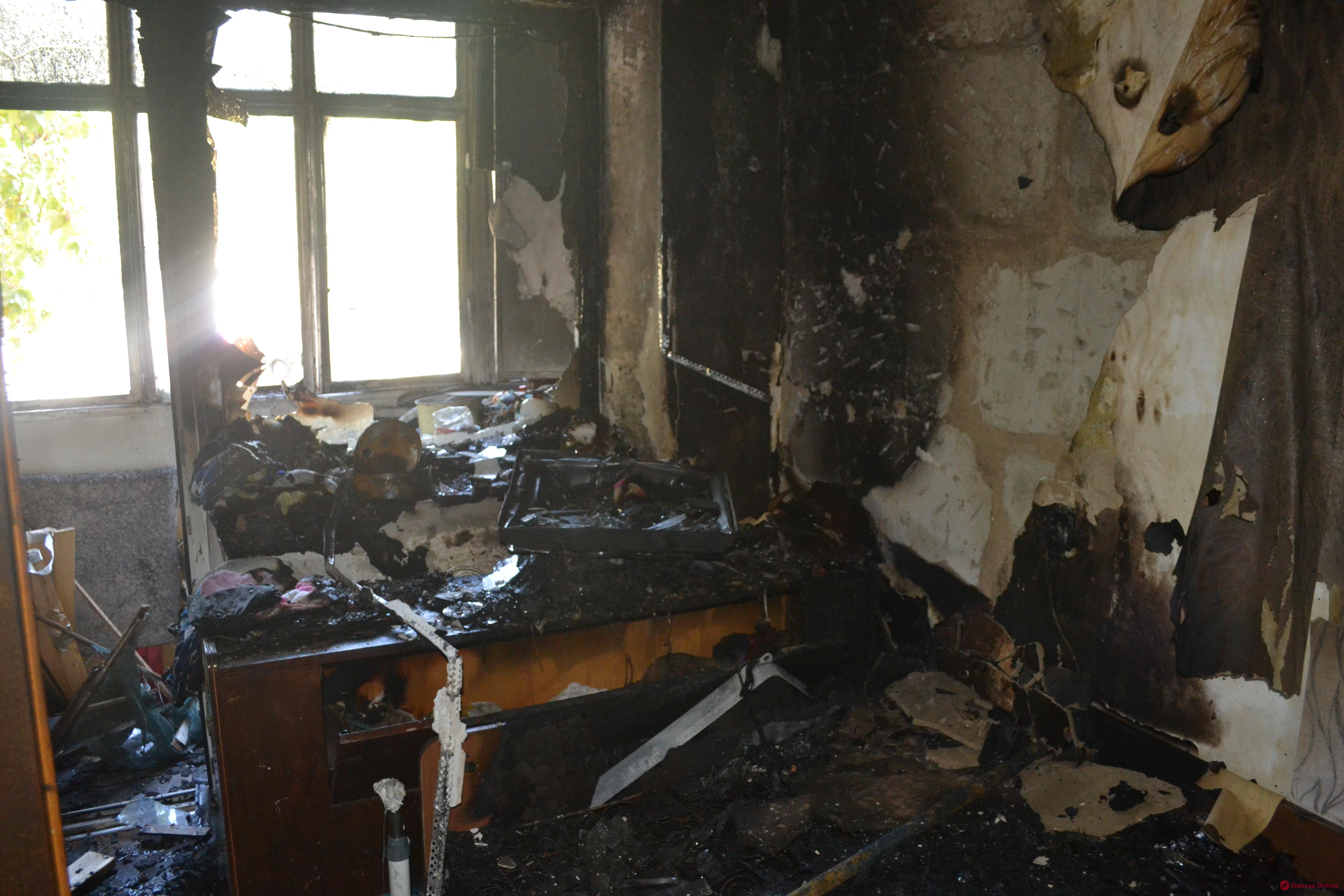В Одессе при пожаре погибла пенсионерка