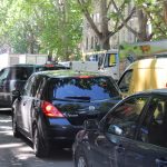 Дорожная обстановка в Одессе: ДТП и большая пробка на Пересыпи