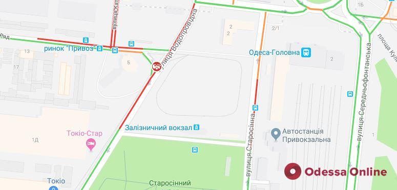 Дорожная обстановка в Одессе: ДТП на Водопроводной и Успенской