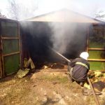 В Измаиле спасатели тушили металлический гараж