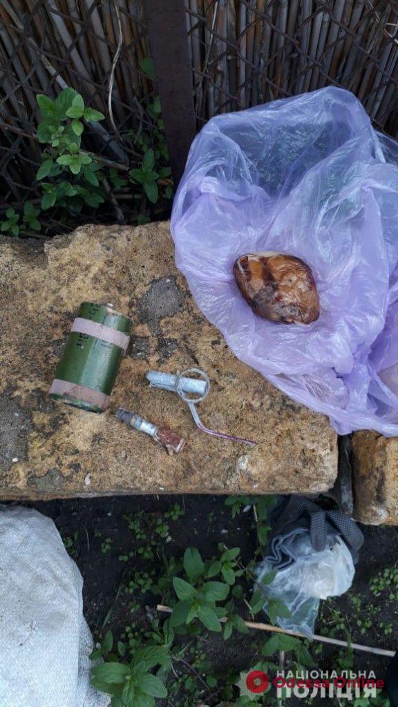 У жителя Одесской области нашли оружие и взрывчатку