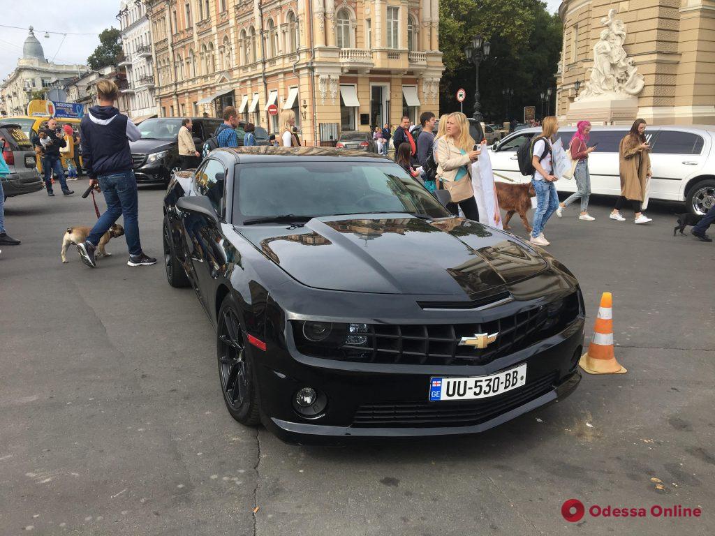 «Любитель оперы»: в Одессе автохам припарковался поперек дороги на повороте