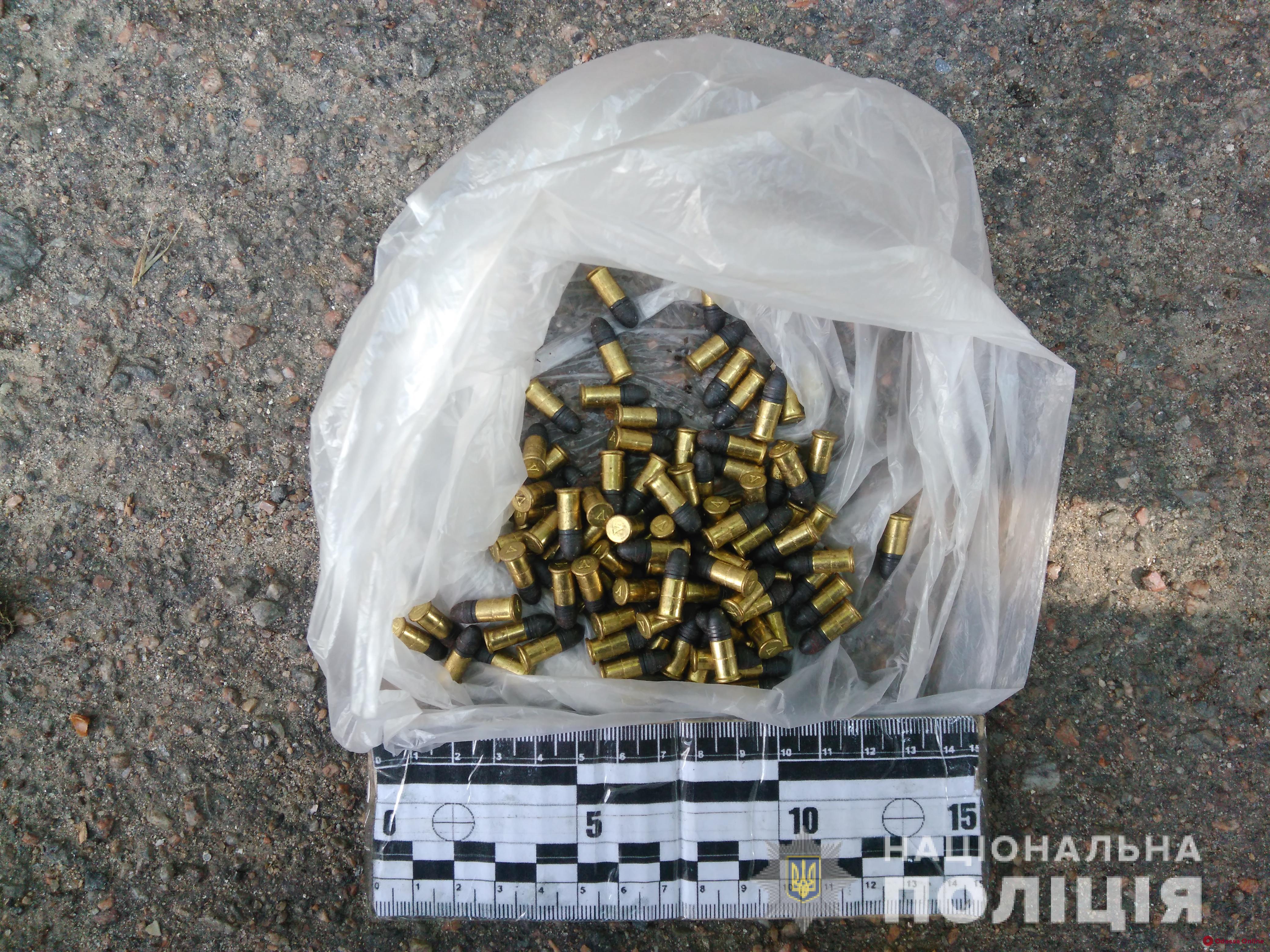 Нёс сотню патронов: в Одесской области задержали рецидивиста