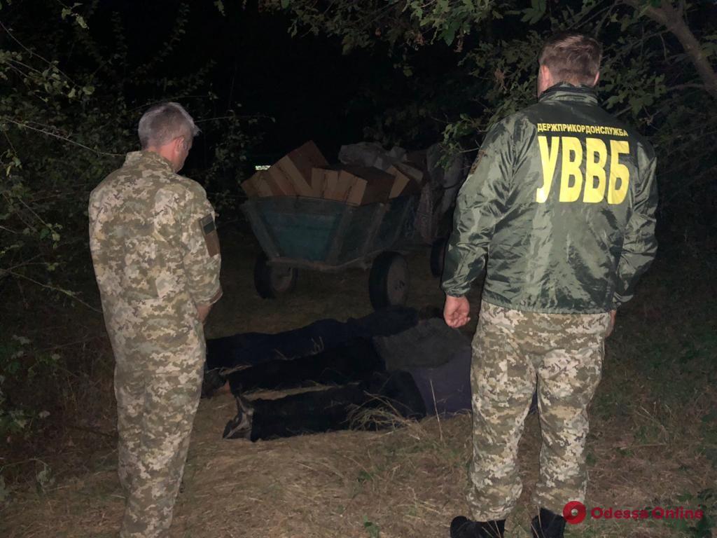 Везли на телеге: в Одесской области поймали сигаретных контрабандистов