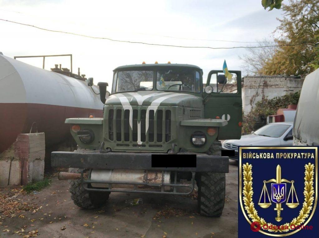 В Одессе военнослужащий наживался на продаже имущества воинской части