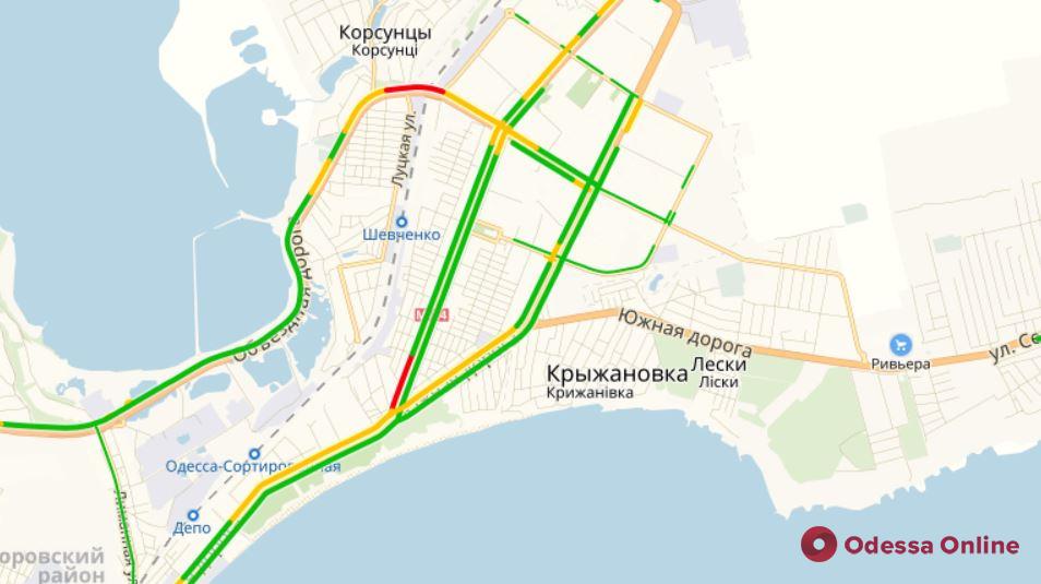 Дорожная обстановка в Одессе: проблемы в центре