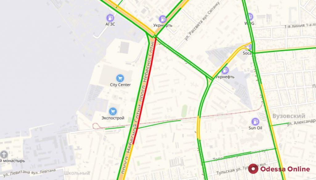 Дорожная обстановка в Одессе: пробки на Черемушках и Таирова