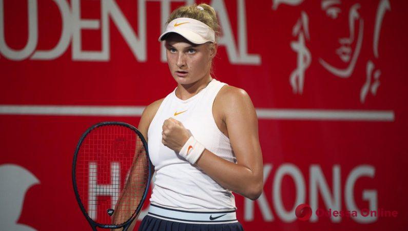Юная одесситка уверенно разобралась с 58-й «ракеткой» мира в 1/8 финала теннисного турнира в Гонконге