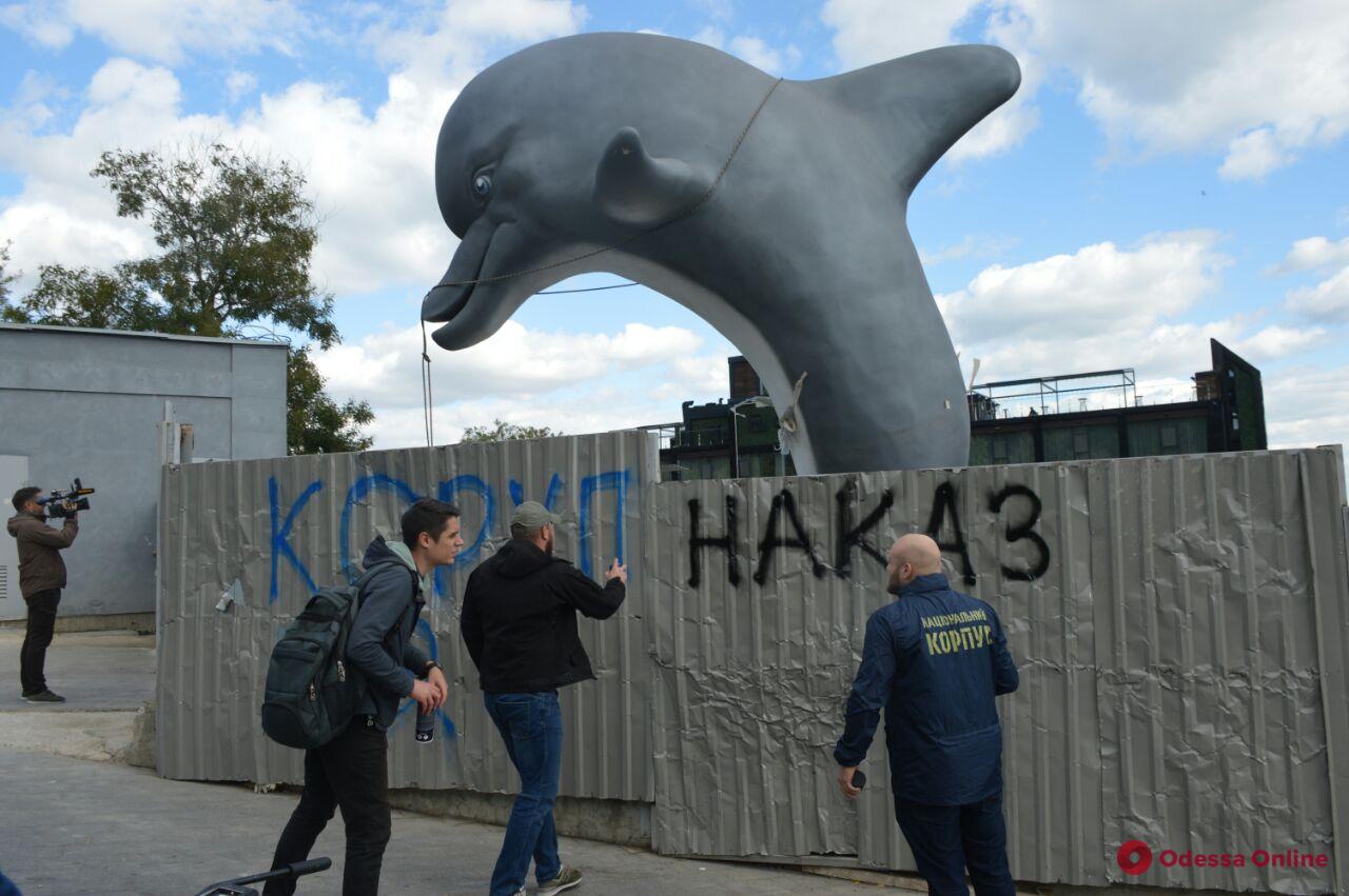 Активисты вновь нагрянули на стройку возле дельфинария «Немо»: прозвучали выстрелы (видео, обновлено)