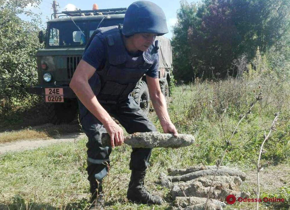 Мины и снаряды: в Одесской области собрали «урожай» боеприпасов