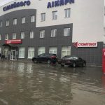 Прорыв канализации: на Львовской залило проезжую часть