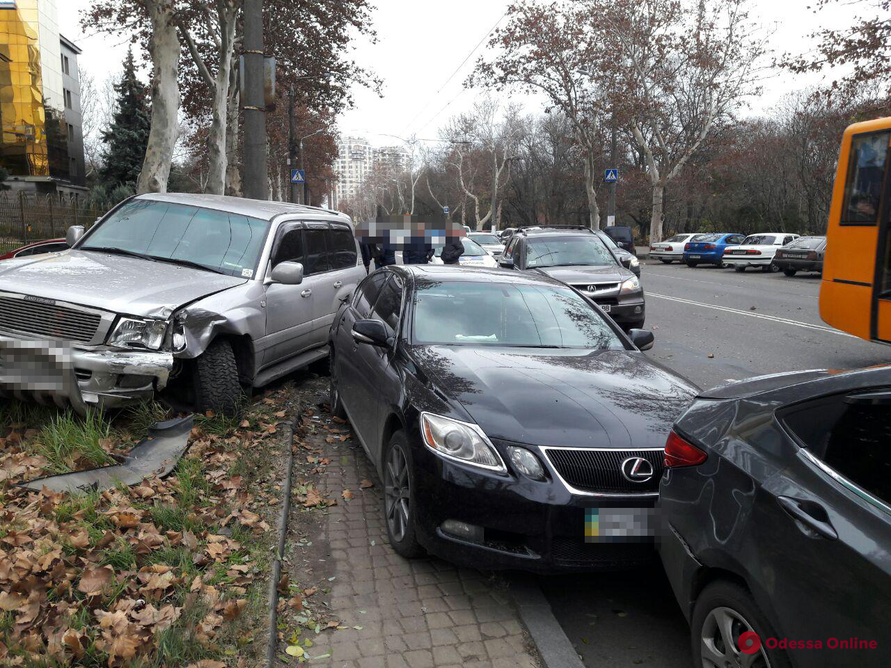 «Эффект домино»: в Одессе произошло масштабное ДТП